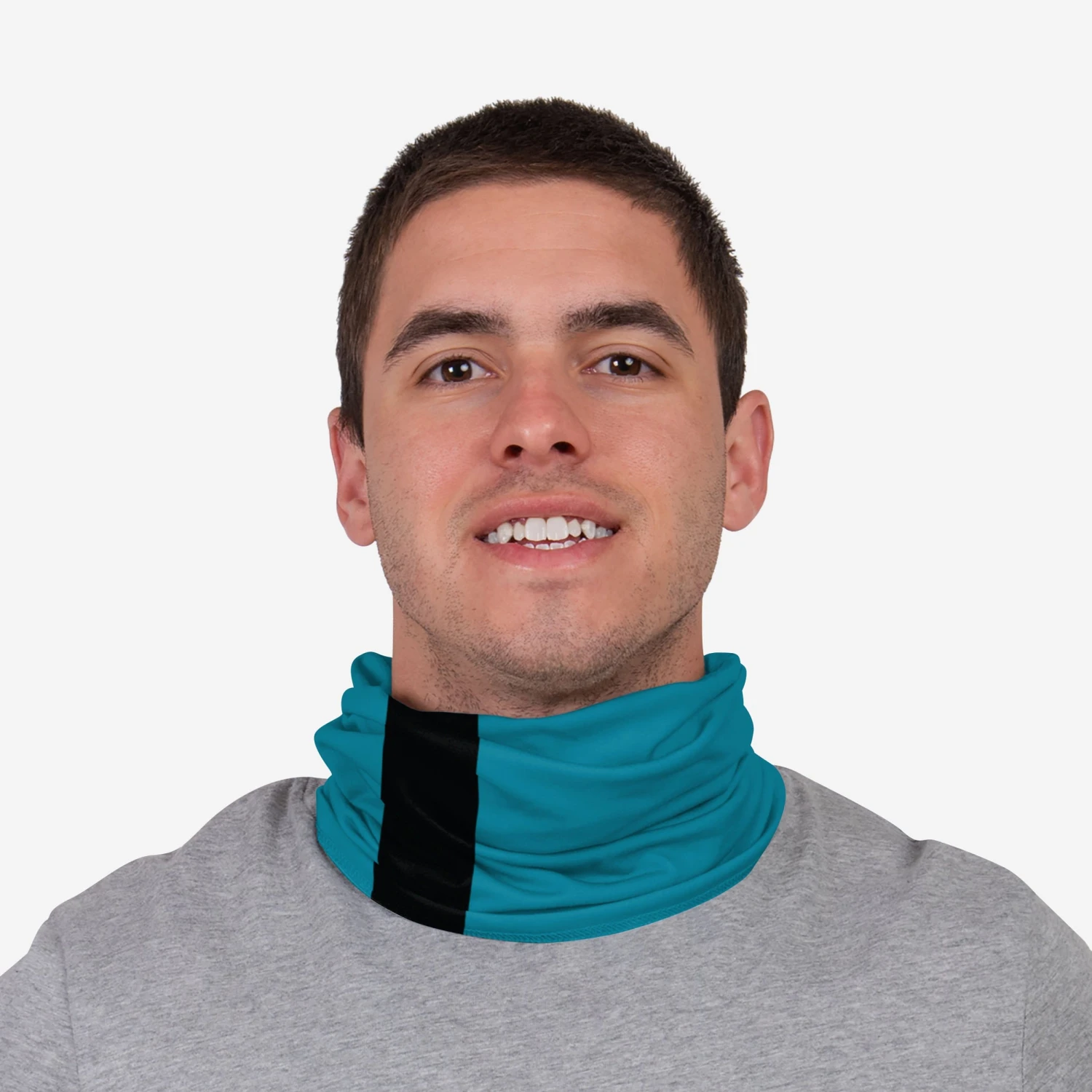 FOCO Jacksonville Jaguars On-Field Sideline Gaiter Scarf 2 FOCO Jacksonville Jaguars On-Field Sideline Gaiter Scarf - Image 2