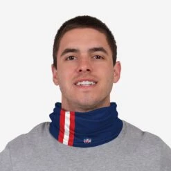 FOCO Julian Edelman New England Patriots On-Field Sideline Logo Gaiter Scarf -Fashion General Store SVNFPLBLPRFCNP s 0b3b884e 7827 44cf 9cca 506f9d06d665