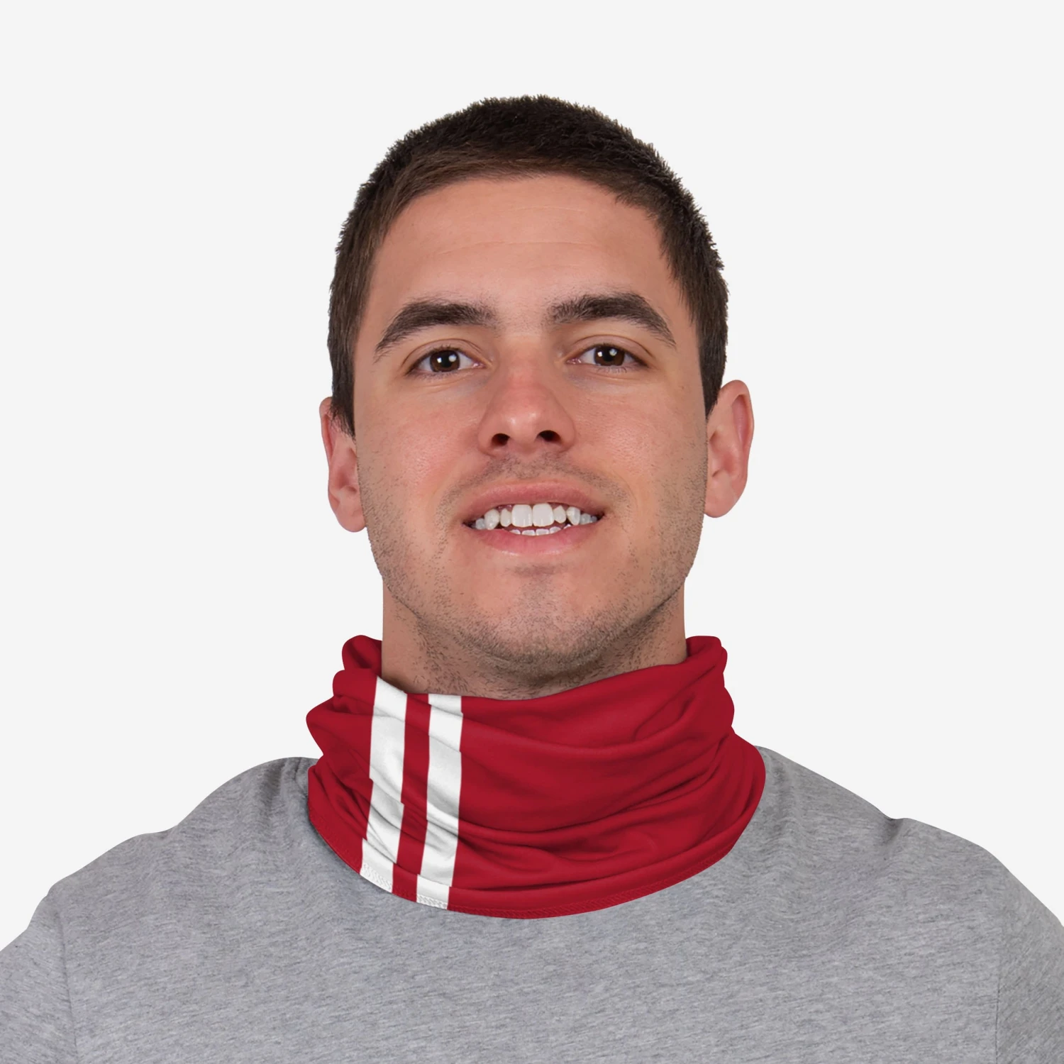 FOCO San Francisco 49ers On-Field Sideline Gaiter Scarf 2 FOCO San Francisco 49ers On-Field Sideline Gaiter Scarf - Image 2