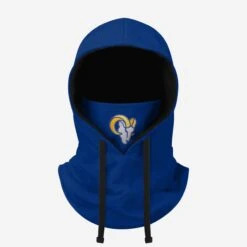 FOCO Los Angeles Rams Waffle Drawstring Hooded Gaiter
