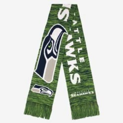 FOCO Seattle Seahawks Wordmark Colorblend Scarf