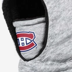 FOCO Montreal Canadiens Heather Grey Big Logo Hooded Gaiter -Fashion General Store SVNHGRHDSNMC g3