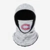 FOCO Montreal Canadiens Heather Grey Big Logo Hooded Gaiter