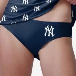 FOCO New York Yankees Womens Mini Logo Bikini Bottom -Fashion General Store SWMSTMBBKNBSDNY g3
