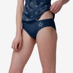 FOCO Dallas Cowboys Womens Mini Logo Bikini Bottom