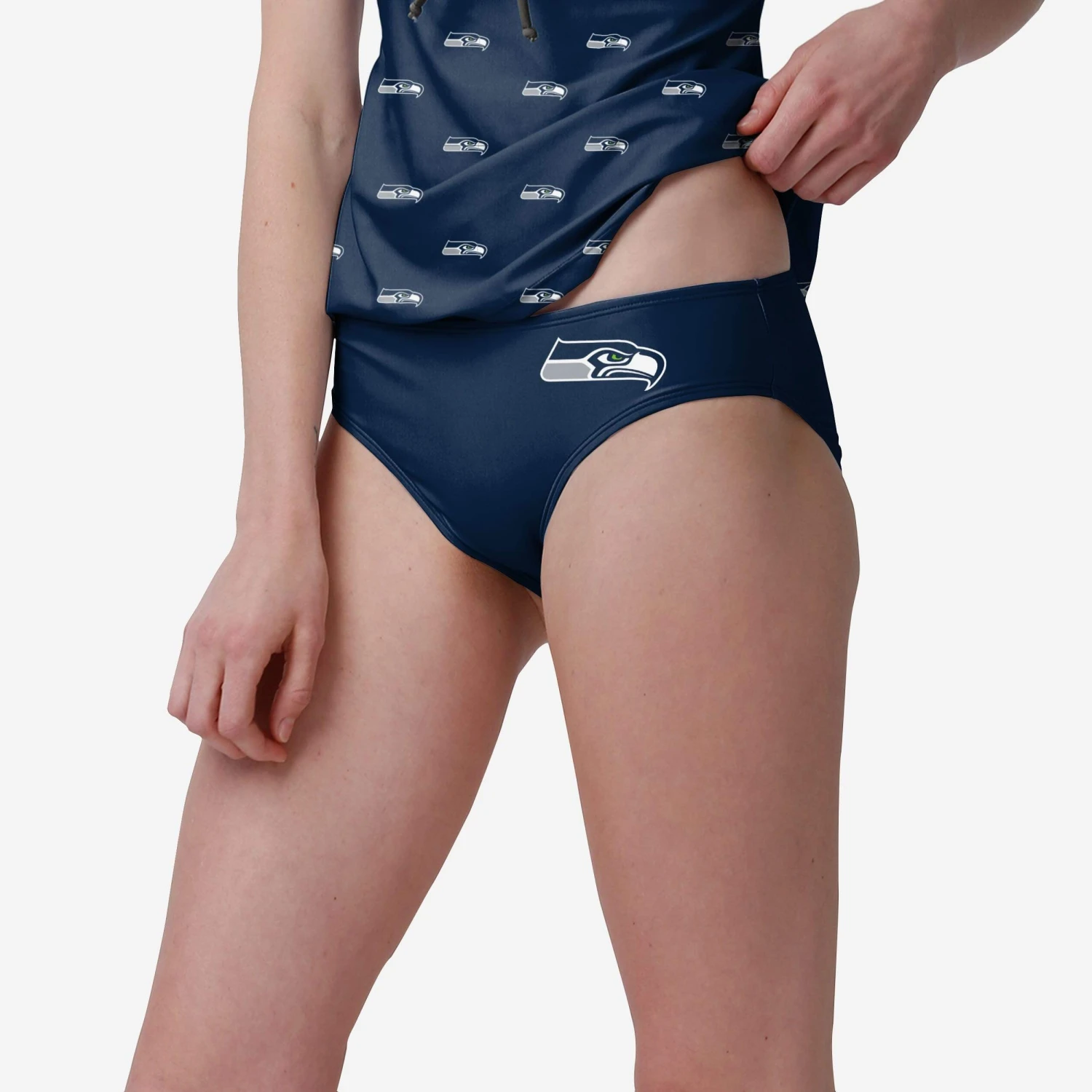 FOCO Seattle Seahawks Womens Mini Logo Bikini Bottom 1 FOCO Seattle Seahawks Womens Mini Logo Bikini Bottom