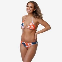 FOCO Denver Broncos Womens Paint Splash Bikini Top -Fashion General Store SWMSTNFBKNTPSDB g4