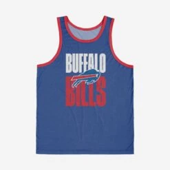 FOCO Buffalo Bills Solid Wordmark Sleeveless Top -Fashion General Store TNKNFSDWMBB g3