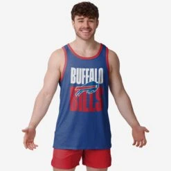 FOCO Buffalo Bills Solid Wordmark Sleeveless Top