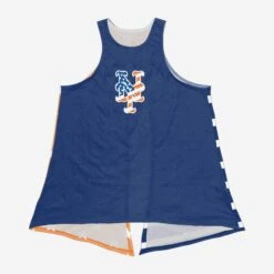 FOCO New York Mets Womens Americana Tie-Breaker Sleeveless Top -Fashion General Store TNKWMMBAMRTBNM g3