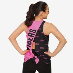 FOCO LSU Tigers Womens Highlights Tie-Breaker Sleeveless Top