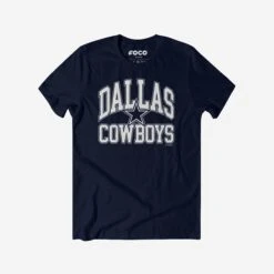 FOCO Dallas Cowboys Arched Wordmark T-Shirt