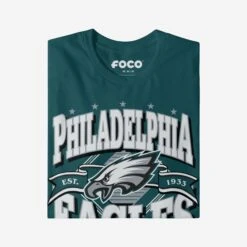 FOCO Philadelphia Eagles Established Banner T-Shirt 19 FOCO Philadelphia Eagles Established Banner T-Shirt -Fashion General Store TSMNFESTBN19PE g4