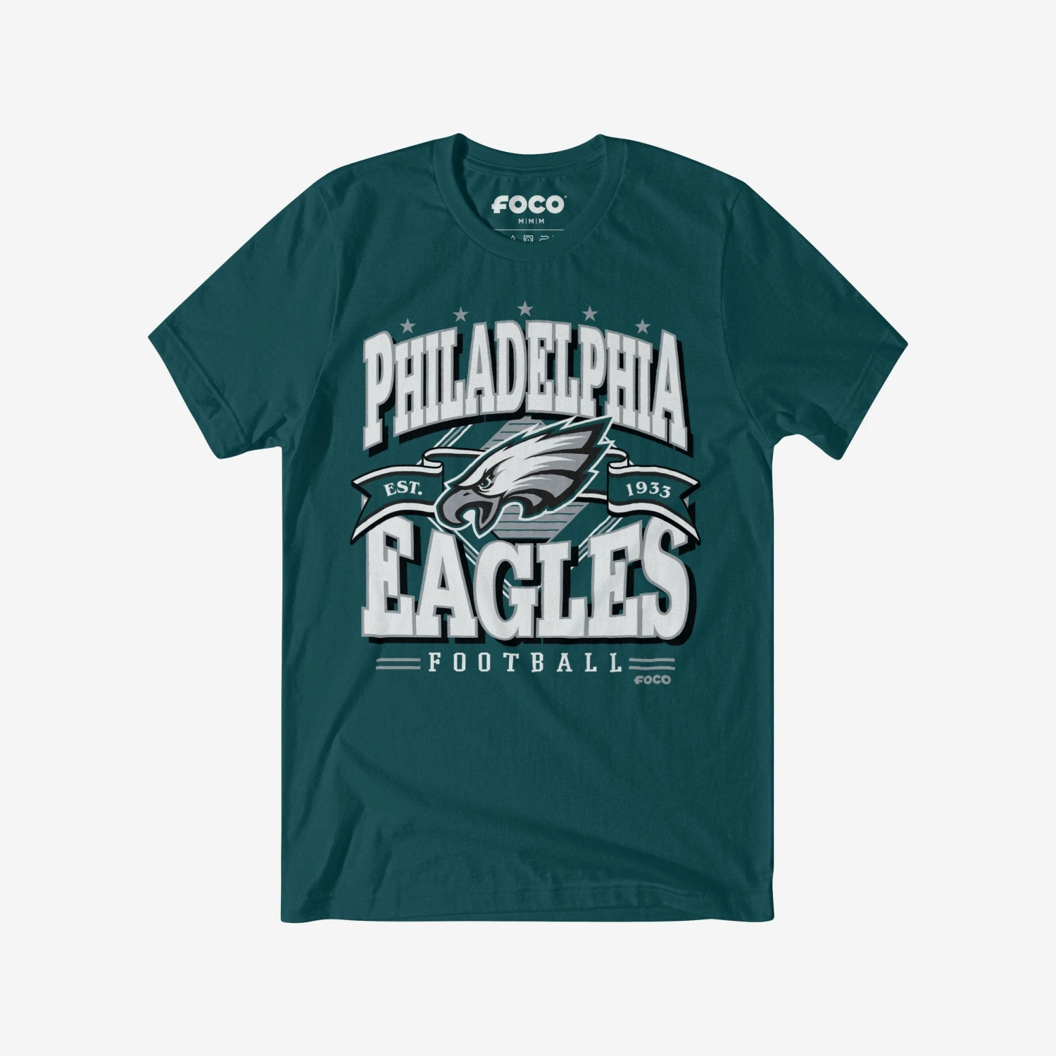 FOCO Philadelphia Eagles Established Banner T-Shirt 5 FOCO Philadelphia Eagles Established Banner T-Shirt - Image 5