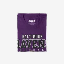 FOCO Baltimore Ravens Football Wordmark T-Shirt -Fashion General Store TSMNFFW13BRV g4