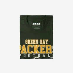 FOCO Green Bay Packers Football Wordmark T-Shirt -Fashion General Store TSMNFFW27GP g4