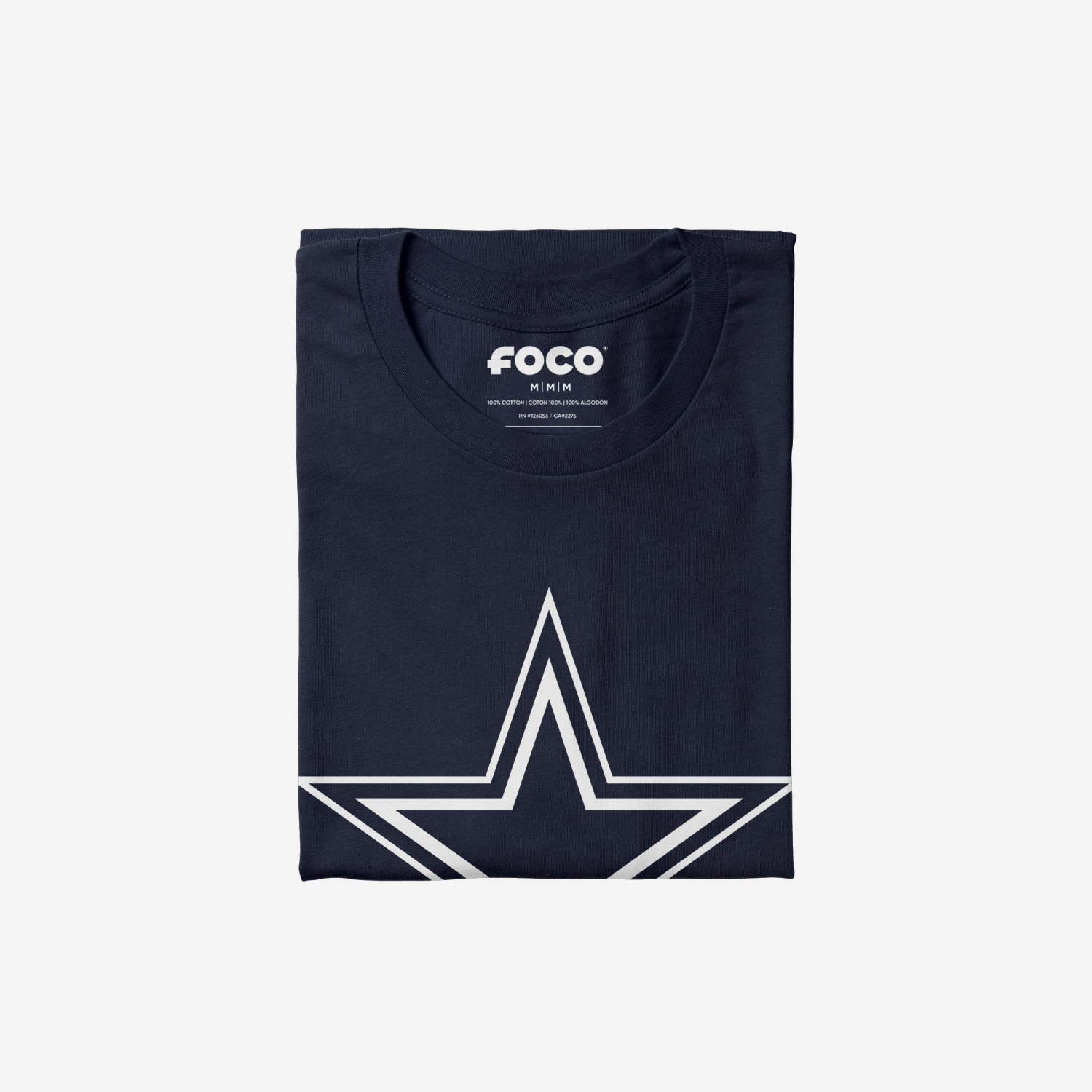 FOCO Dallas Cowboys Primary Logo T-Shirt 4 FOCO Dallas Cowboys Primary Logo T-Shirt - Image 4