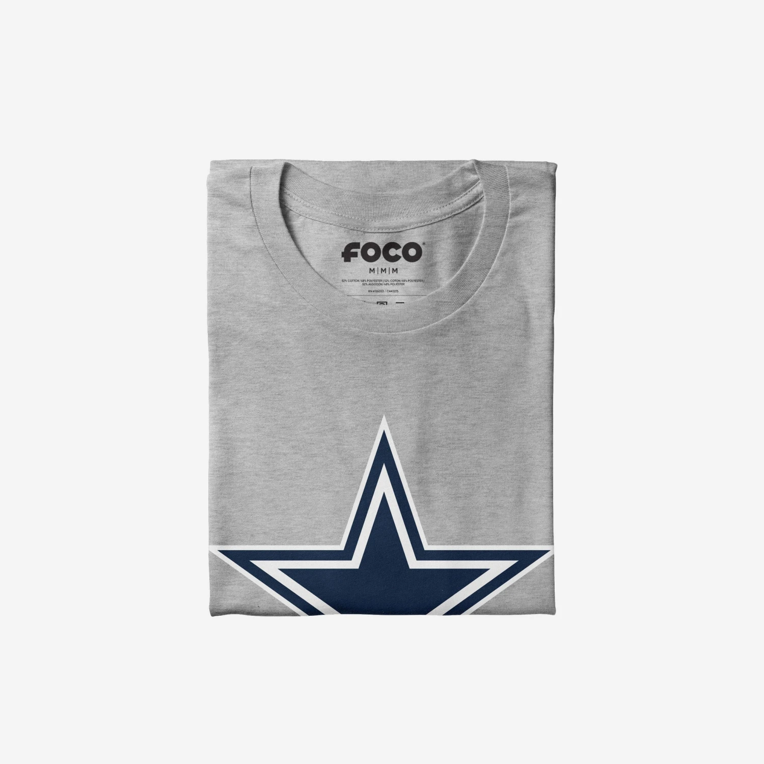 FOCO Dallas Cowboys Primary Logo T-Shirt 8 FOCO Dallas Cowboys Primary Logo T-Shirt - Image 8
