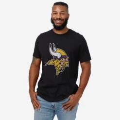 FOCO Minnesota Vikings Primary Logo T-Shirt -Fashion General Store TSMNFPL6MV s