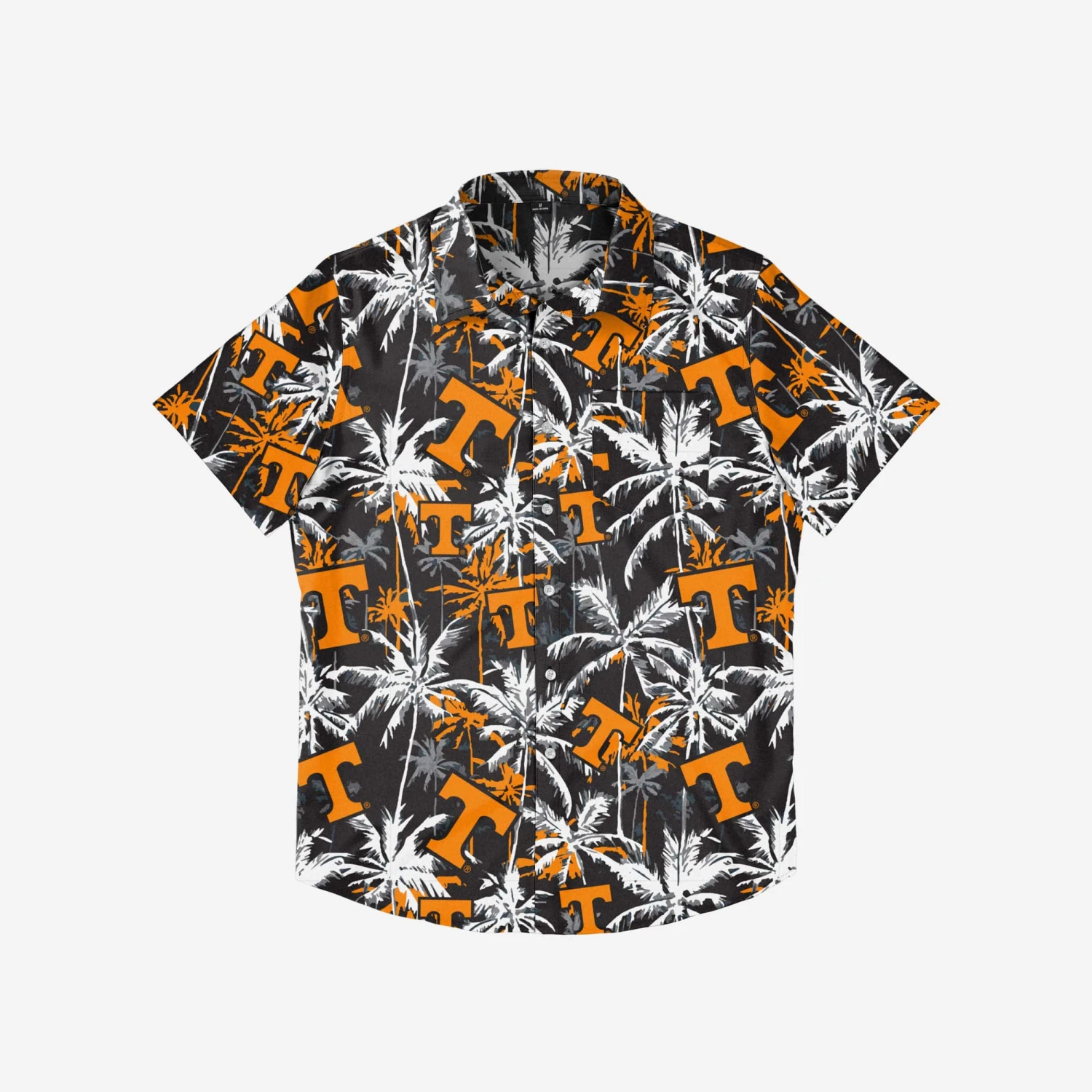 FOCO Tennessee Volunteers Black Floral Button Up Shirt 3 FOCO Tennessee Volunteers Black Floral Button Up Shirt - Image 3