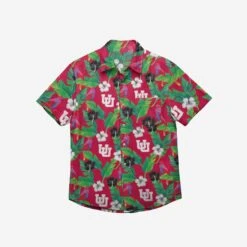 FOCO Utah Utes Floral Button Up Shirt 5 FOCO Utah Utes Floral Button Up Shirt -Fashion General Store TSNCFLRLBTUV2UT g3