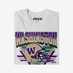 FOCO Washington Huskies Triangle Vintage T-Shirt -Fashion General Store TSNCTRIVIN31WA g4