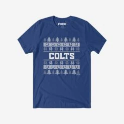 FOCO Indianapolis Colts Holiday Sweater T-Shirt