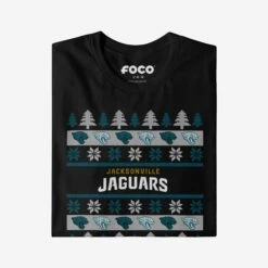 FOCO Jacksonville Jaguars Holiday Sweater T-Shirt -Fashion General Store TSNFHLDSW6JJ g4