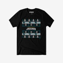 FOCO Jacksonville Jaguars Holiday Sweater T-Shirt
