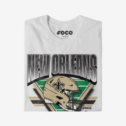 FOCO New Orleans Saints Triangle Vintage T-Shirt 7 FOCO New Orleans Saints Triangle Vintage T-Shirt -Fashion General Store TSNFTRIVIN31NS g4