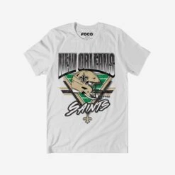 FOCO New Orleans Saints Triangle Vintage T-Shirt