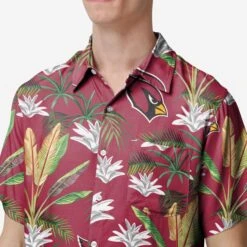 FOCO Arizona Cardinals Victory Vacay Button Up Shirt -Fashion General Store TSNFVIVBTUAC g3