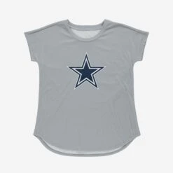 FOCO Dallas Cowboys Womens Big Logo Tunic Top -Fashion General Store TSWMNFBLTUDC g3