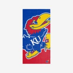 FOCO Kansas Jayhawks Big Logo Beach Towel