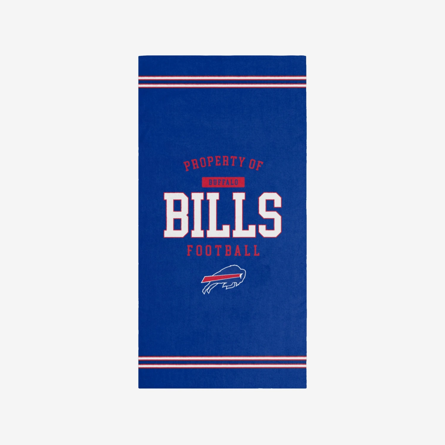 FOCO Buffalo Bills Property Of Beach Towel 1 FOCO Buffalo Bills Property Of Beach Towel