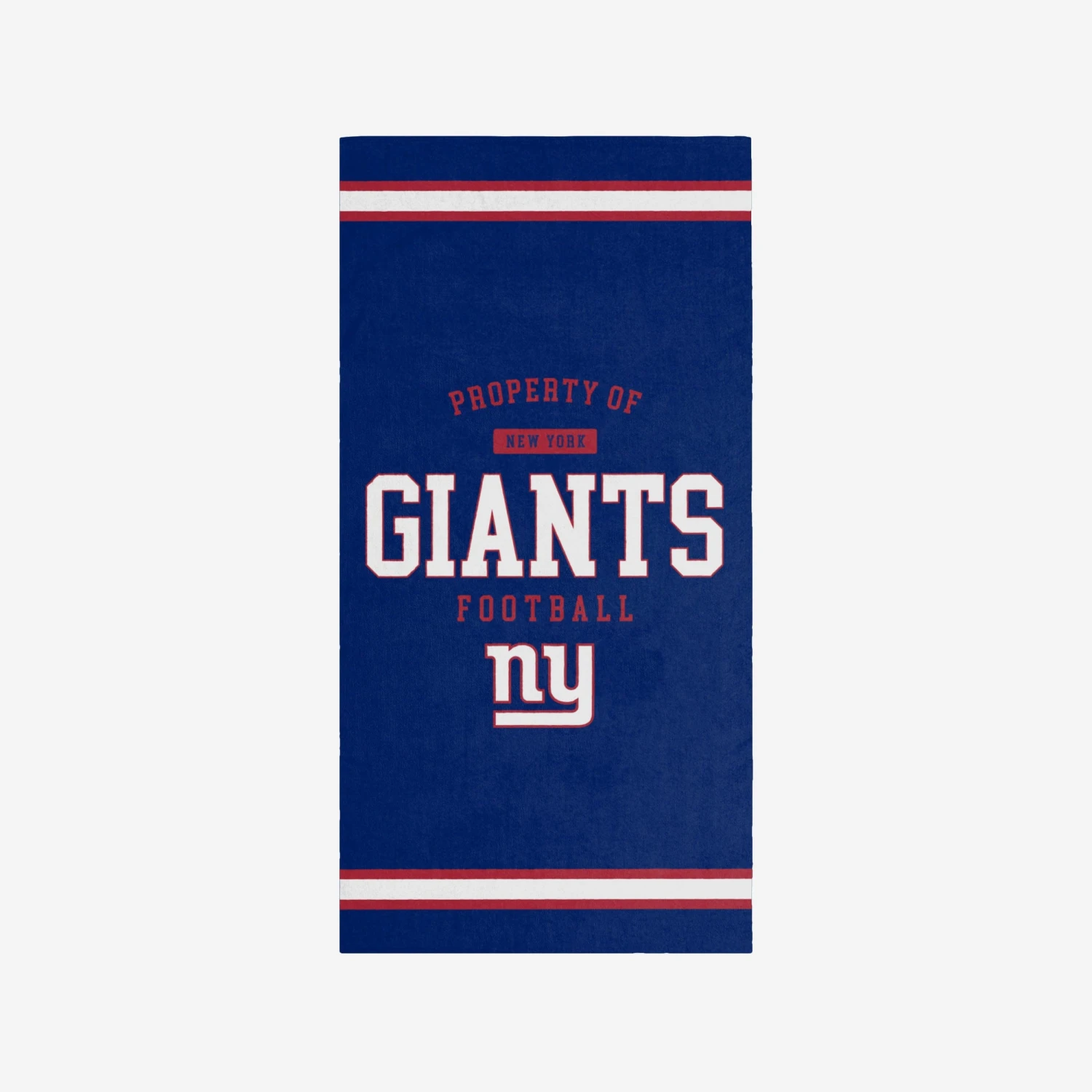 FOCO New York Giants Property Of Beach Towel 1 FOCO New York Giants Property Of Beach Towel
