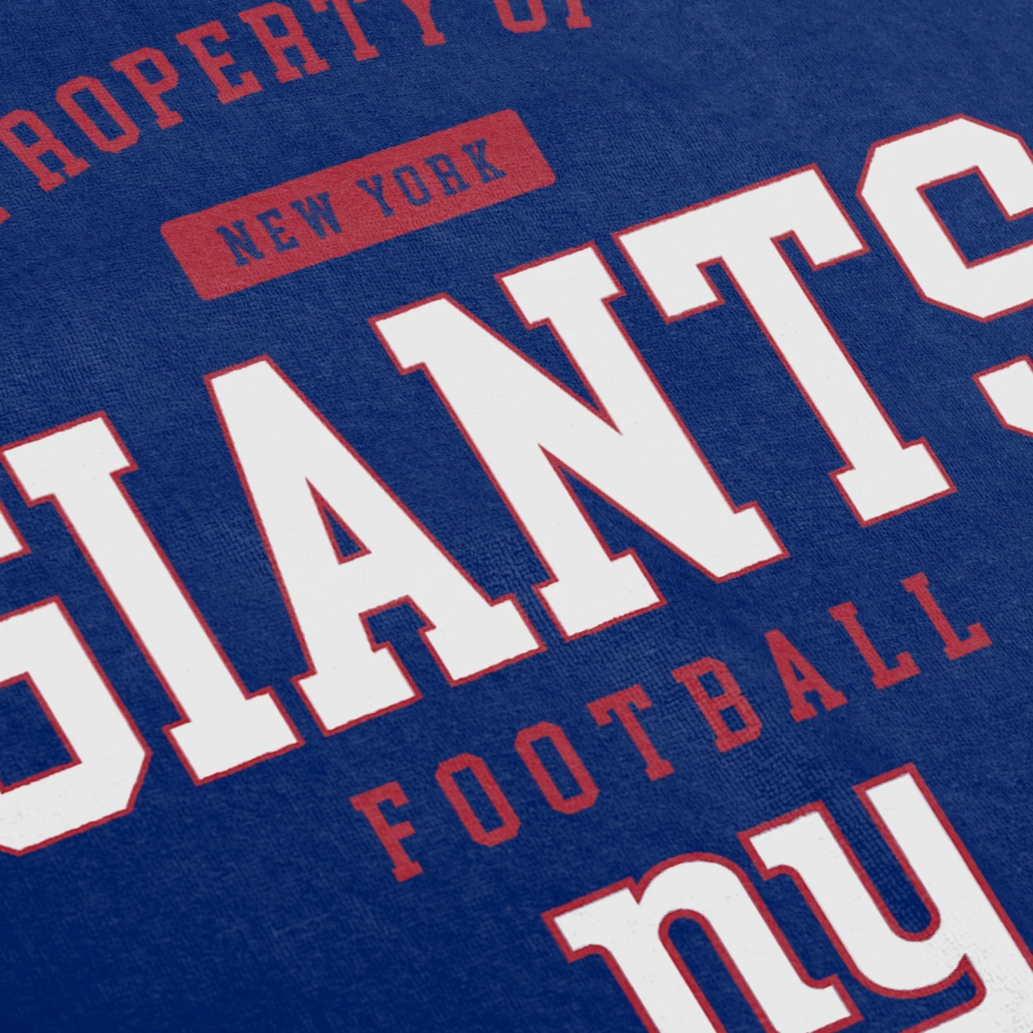 FOCO New York Giants Property Of Beach Towel 2 FOCO New York Giants Property Of Beach Towel - Image 2