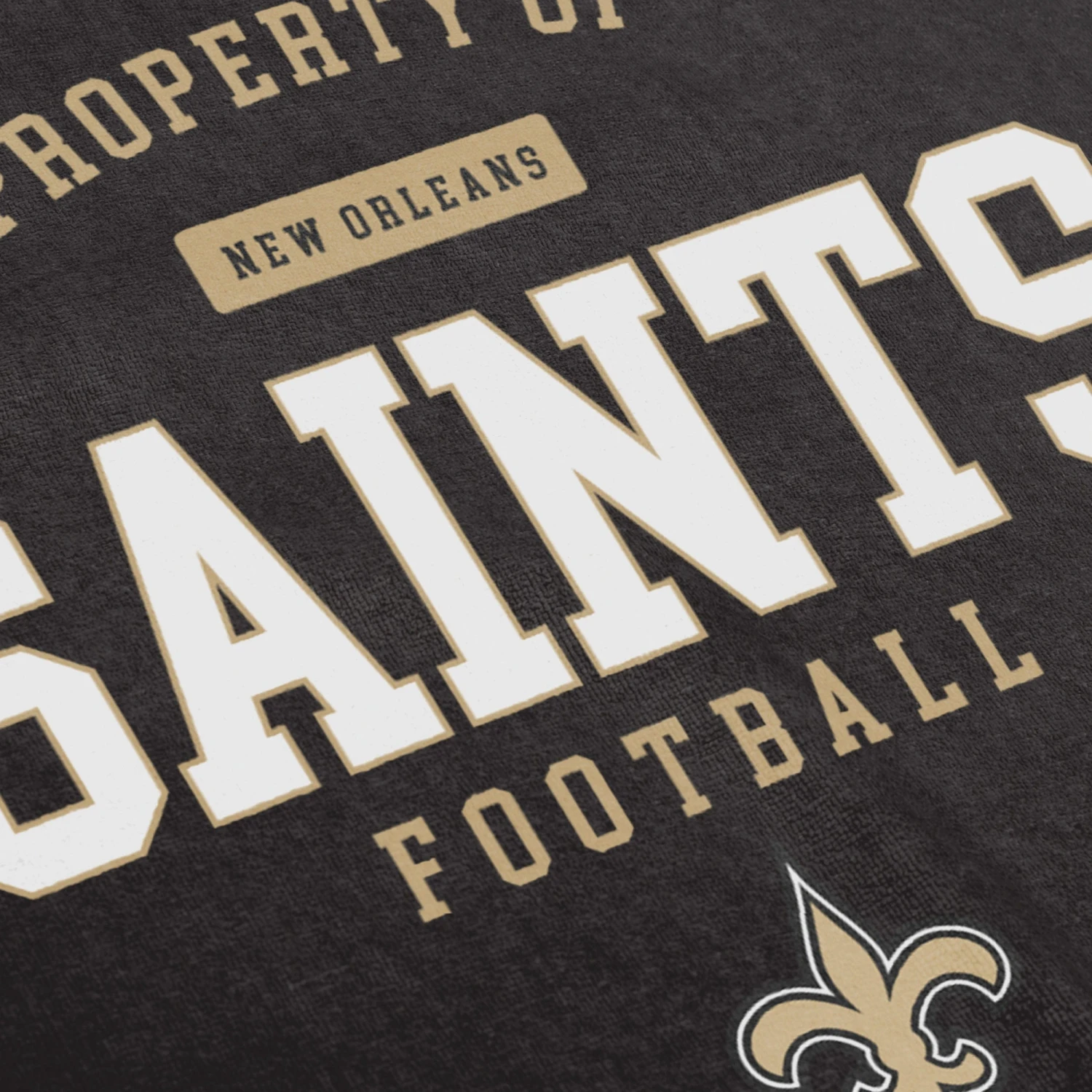 FOCO New Orleans Saints Property Of Beach Towel 2 FOCO New Orleans Saints Property Of Beach Towel - Image 2