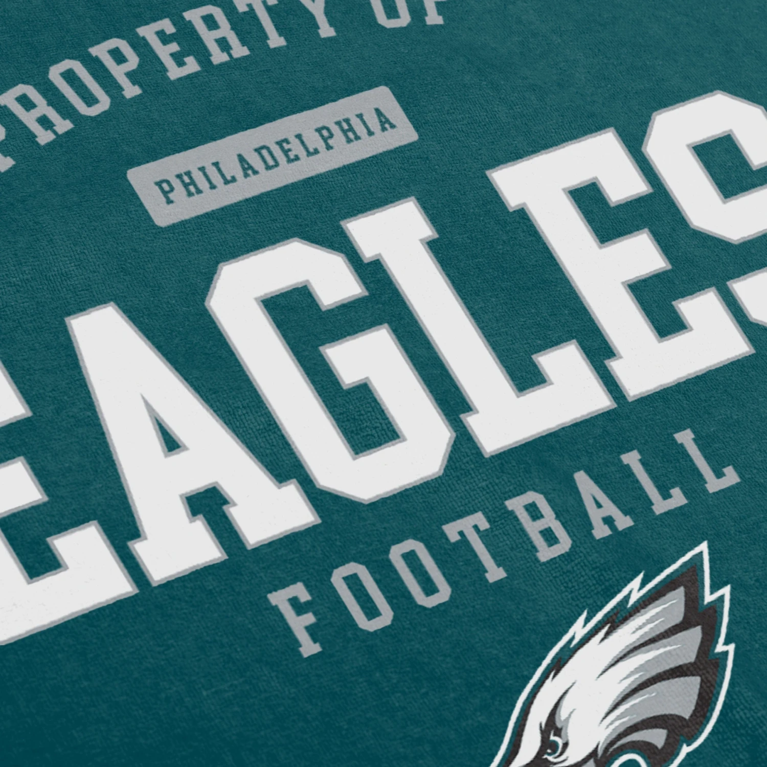 FOCO Philadelphia Eagles Property Of Beach Towel 2 FOCO Philadelphia Eagles Property Of Beach Towel - Image 2